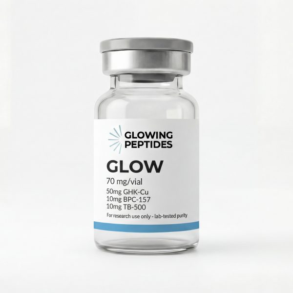 Bild einer GLOW 70mg Ampulle.