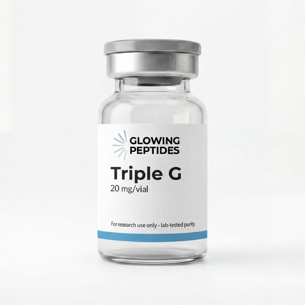 Bild einer Triple G 20mg Ampulle.